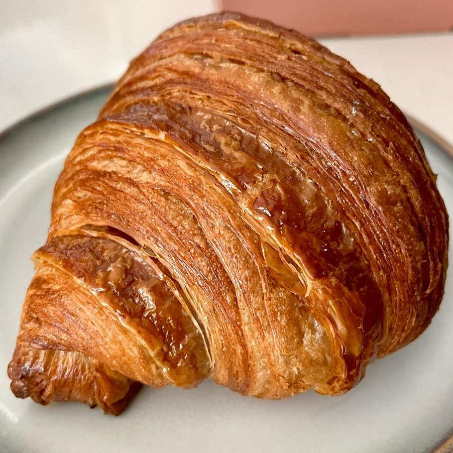 Photo of toasted rice croissant from Del Sur Bakery