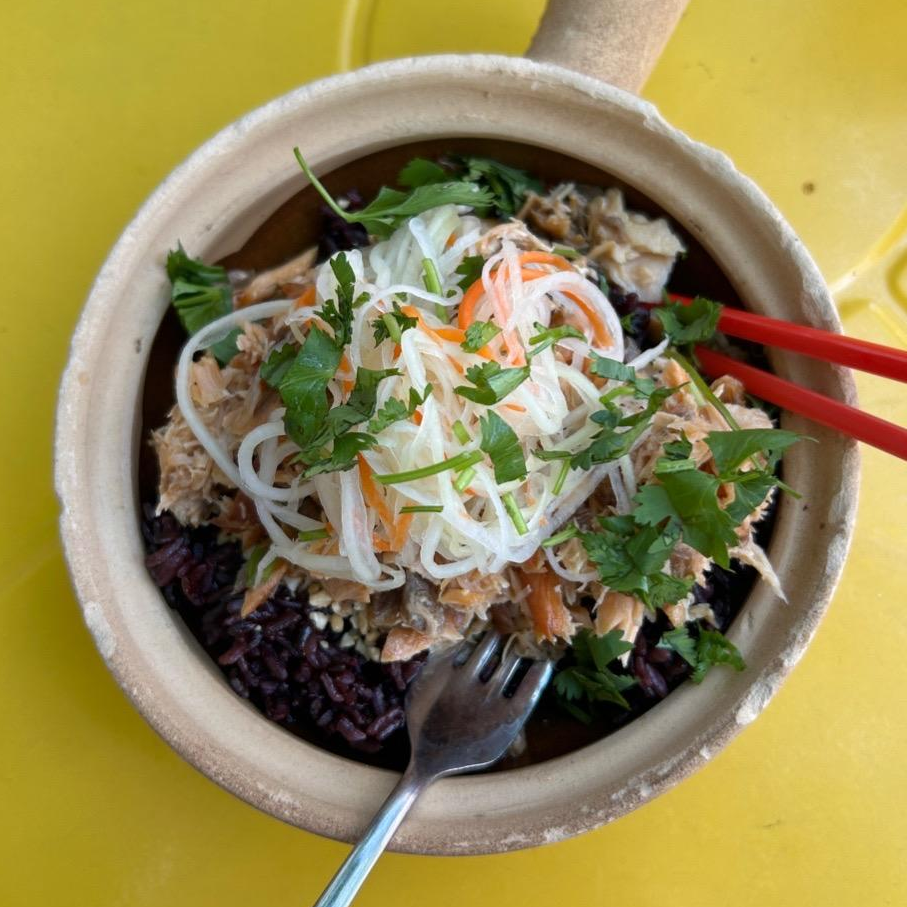 Photo of Salmon black rice from Cicada