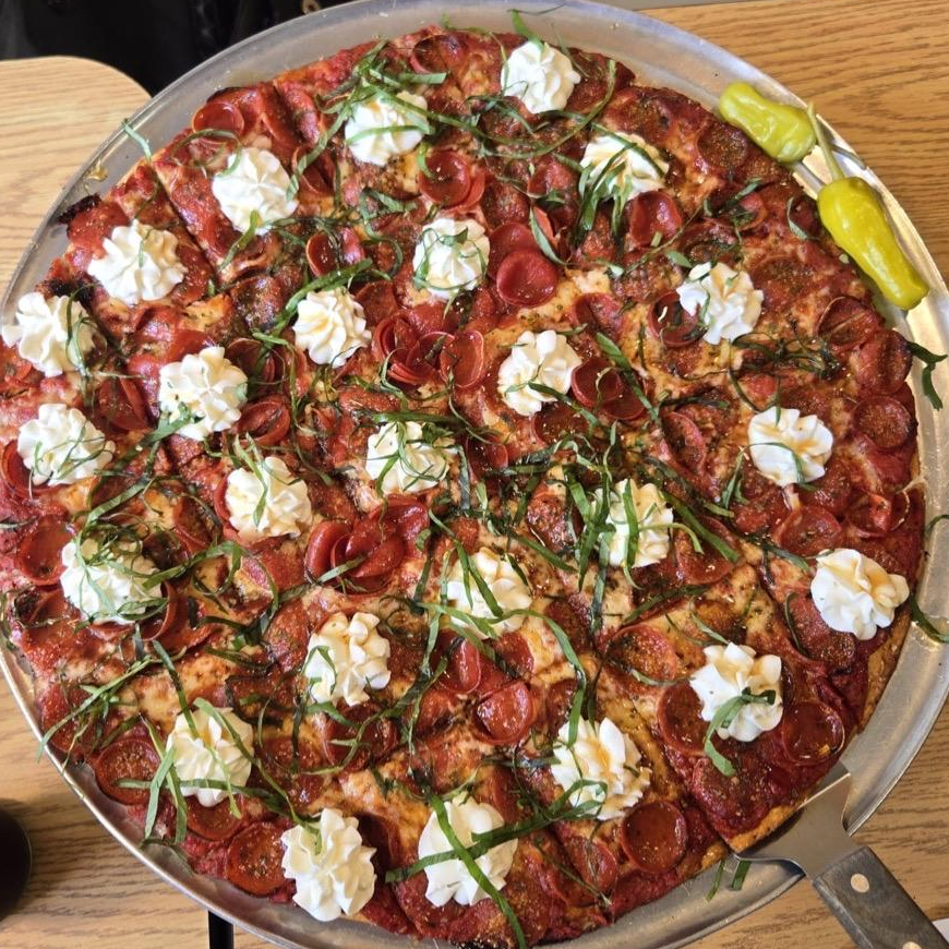 Photo of Hot honey pep with ricotta whip from Novel Pizza Cafe