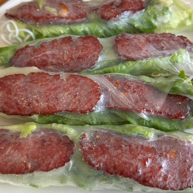 Photo of some spring roll appetizer had sausage from MK NOODLE PHO