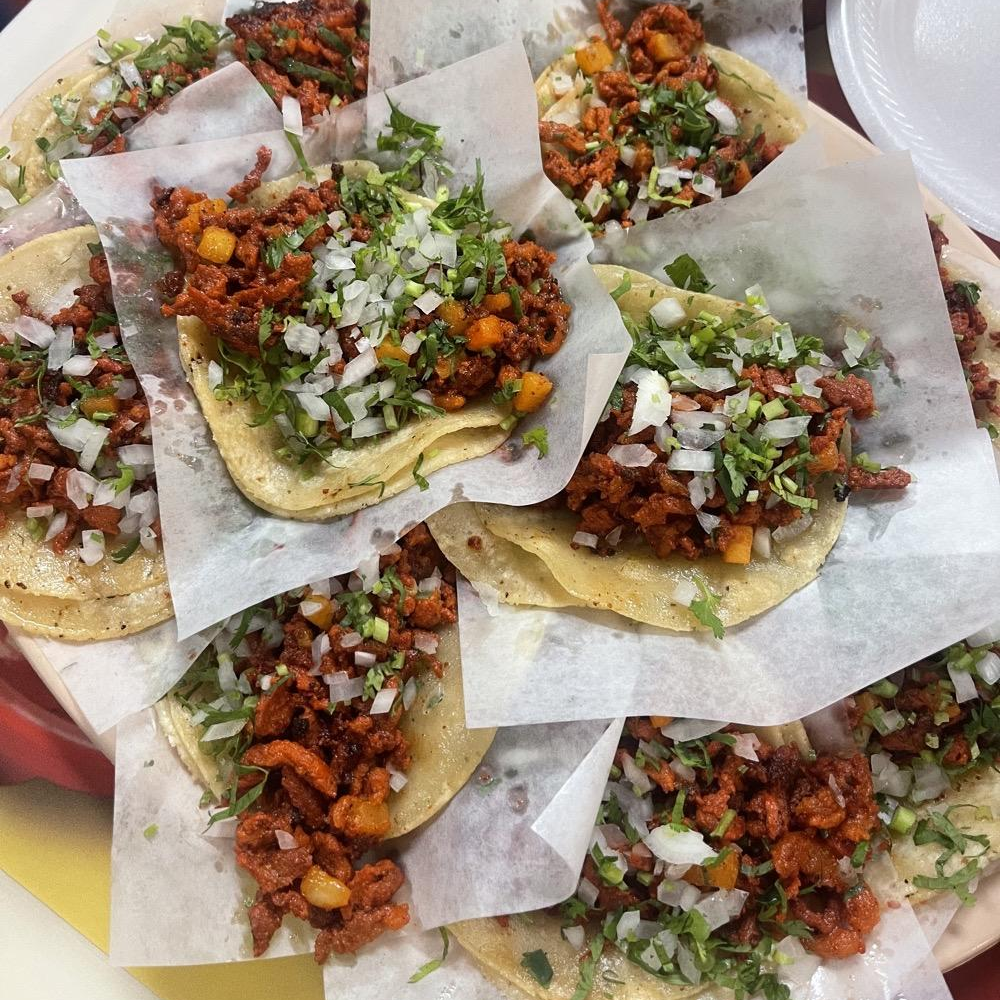 Photo of Al pastor tacos from La Chaparrita Taqueria