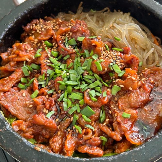 Photo of Hot stone pork from Kaju Korean Cuisine — Allston