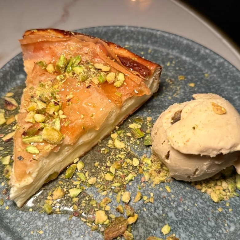 Photo of Baklava cheesecake from Marcelino’s Seaport
