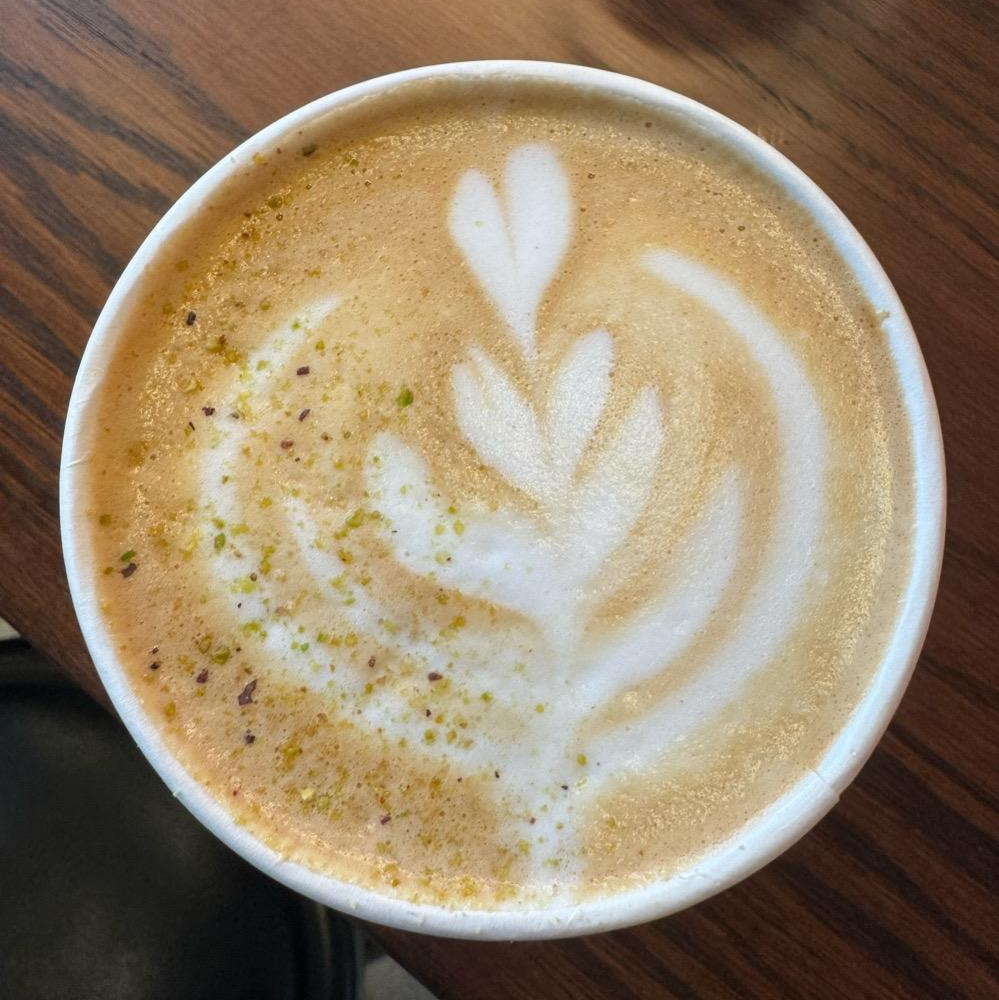 Photo of Pistachio honey latte from Layla & Ringo's