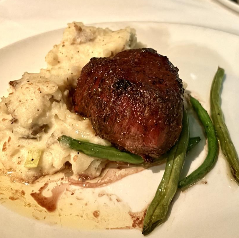 Photo of 8oz filet mignon from Del Frisco's Double Eagle Steakhouse