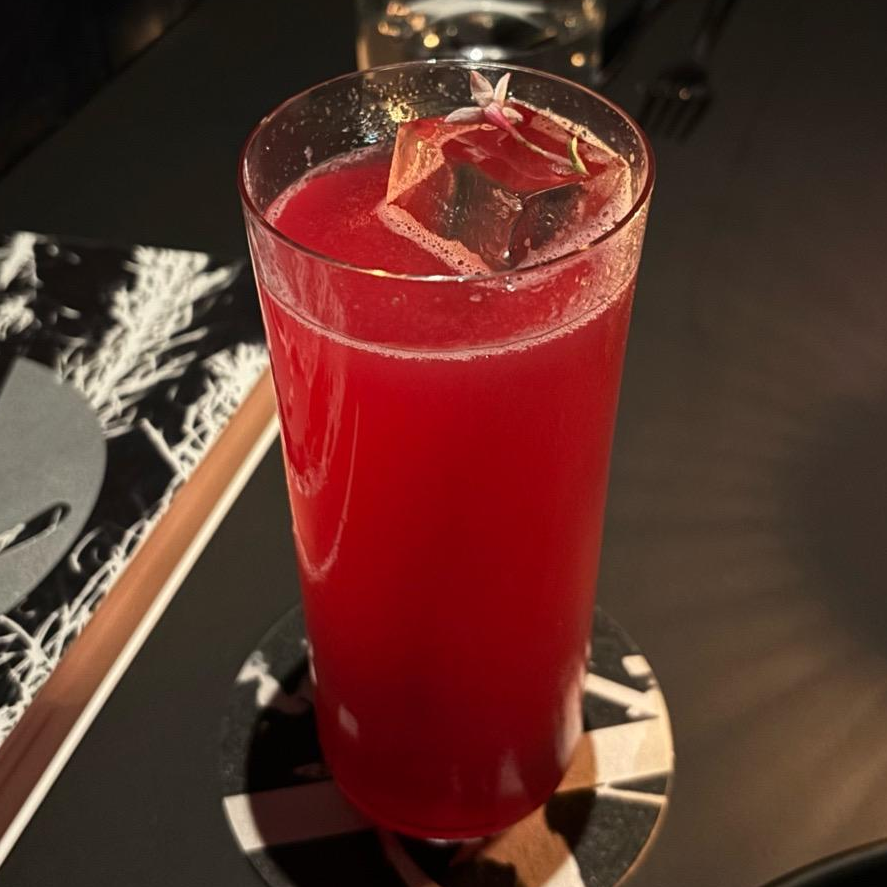 Photo of purple highball from After Chicago