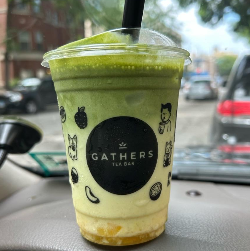 Photo of Mango matcha cream from Gathers Tea Bar