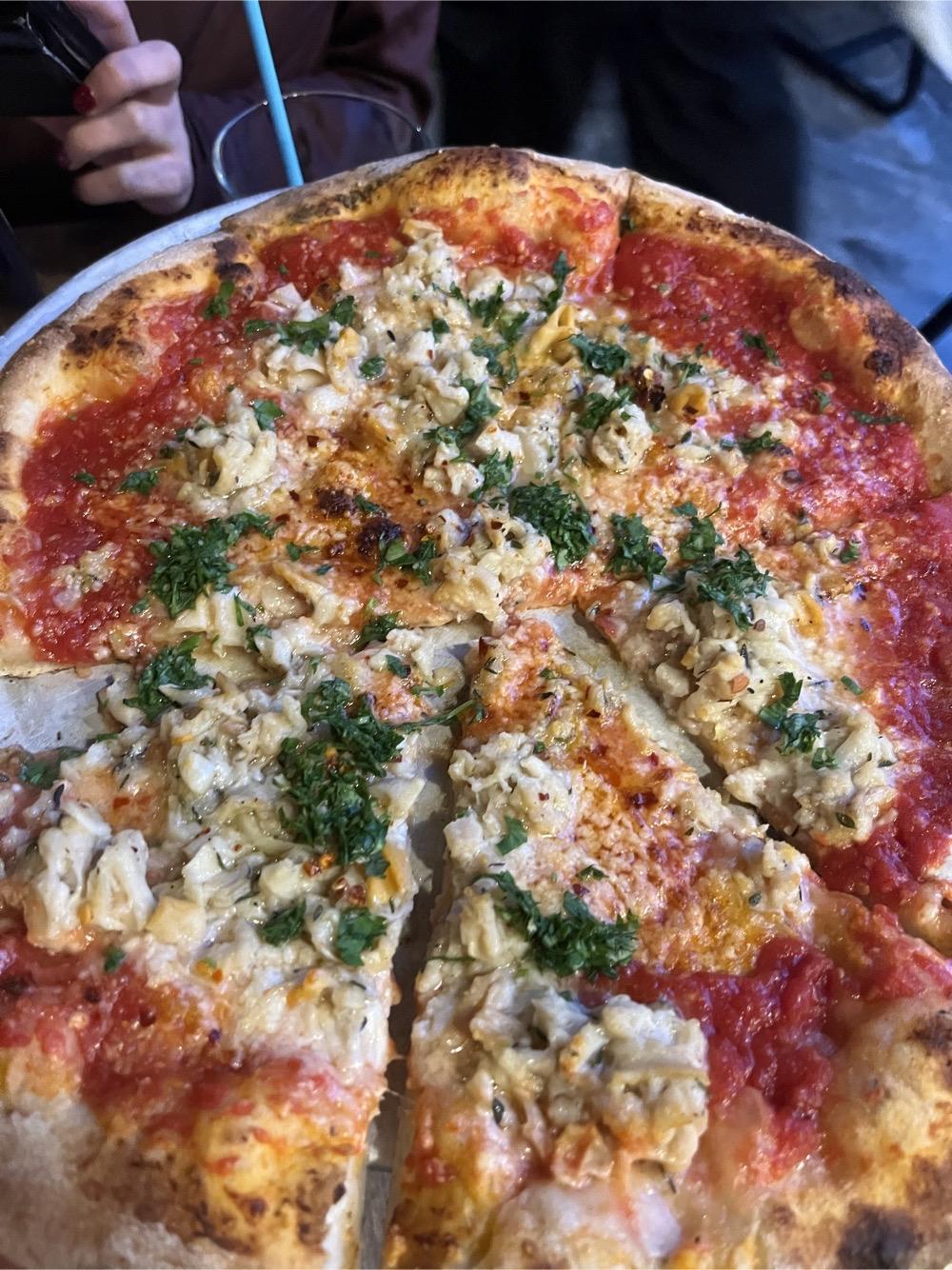 Photo of Clam pizza from Brewer's Fork
