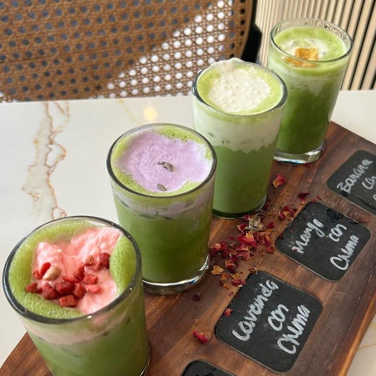 Photo of Matcha flight from The Stockyard Coffeehouse