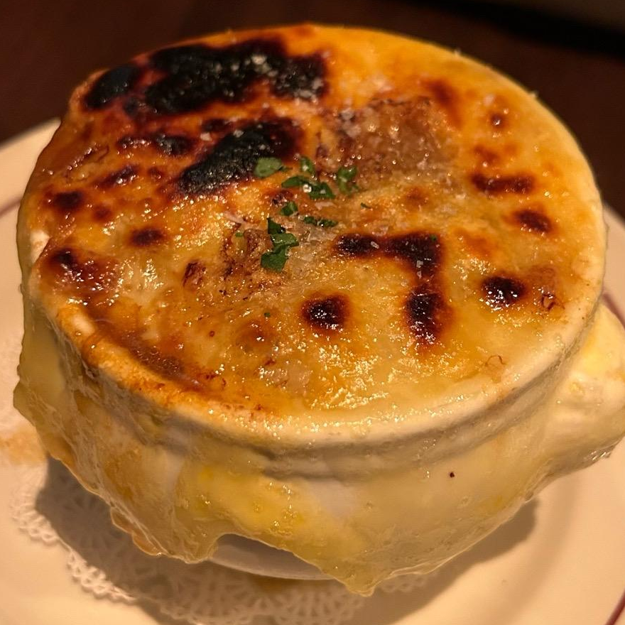 Photo of French Onion soup from Bistro Monadnock