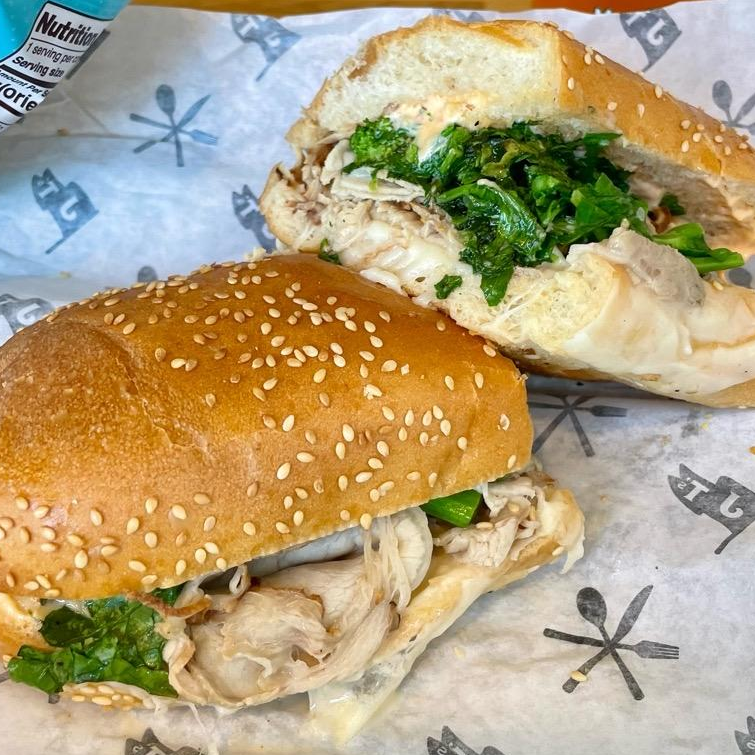 Photo of Italian pork sandwich from J.T.’s Genuine Sandwich Shop