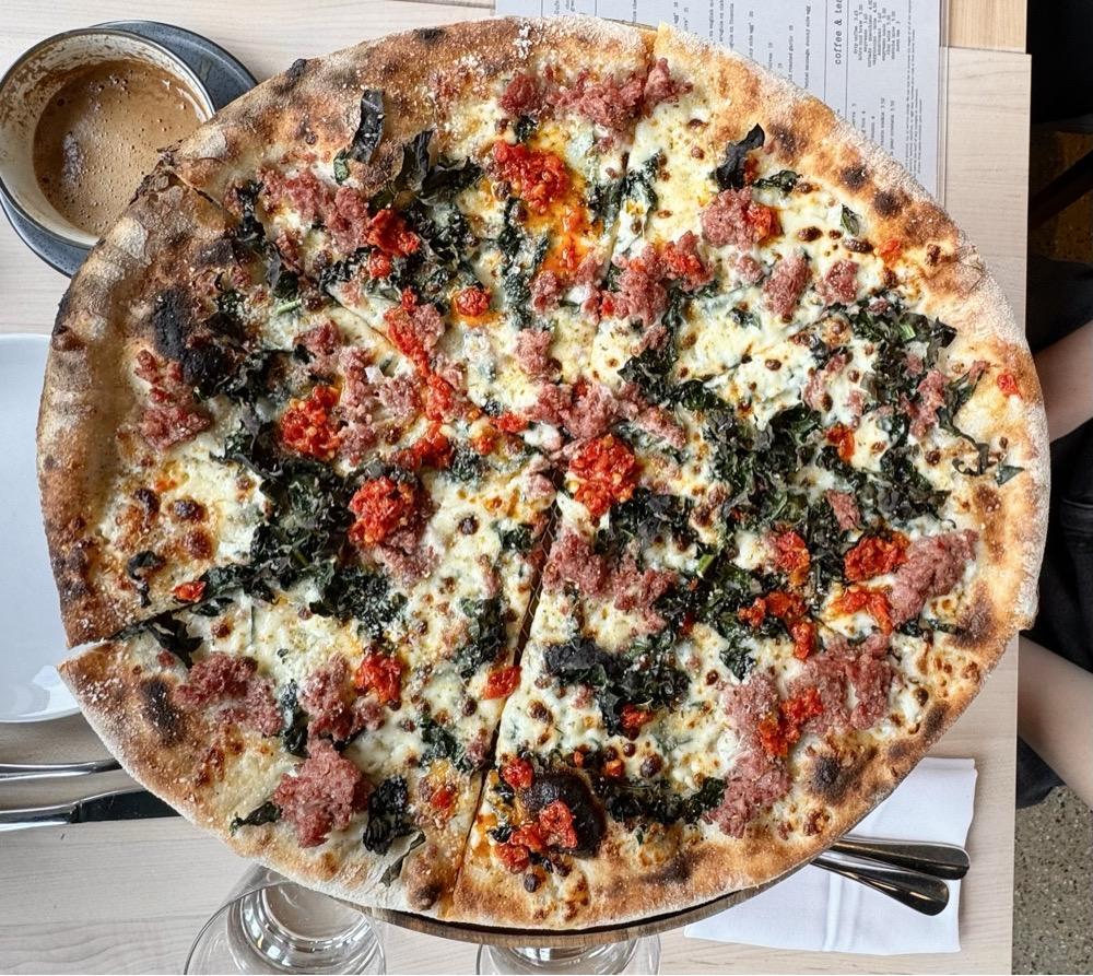 Photo of Italian sausage pizza from Gufo