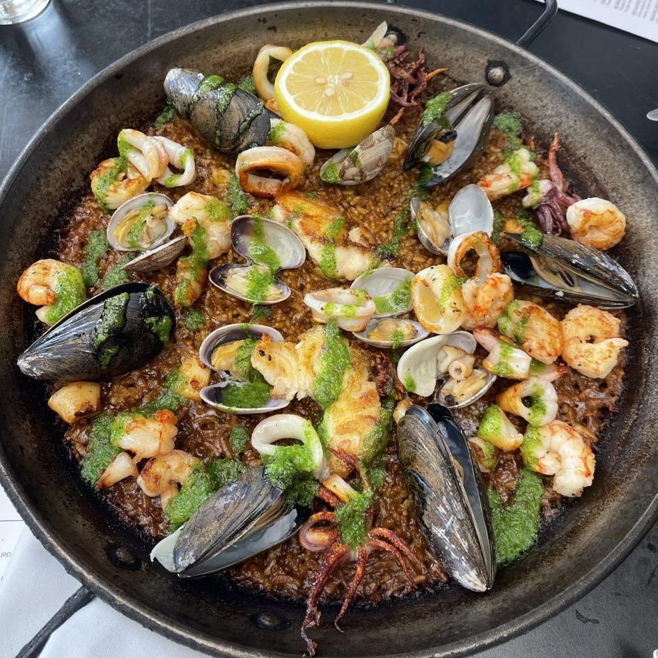Photo of Seafood paella from Boqueria Fulton Market