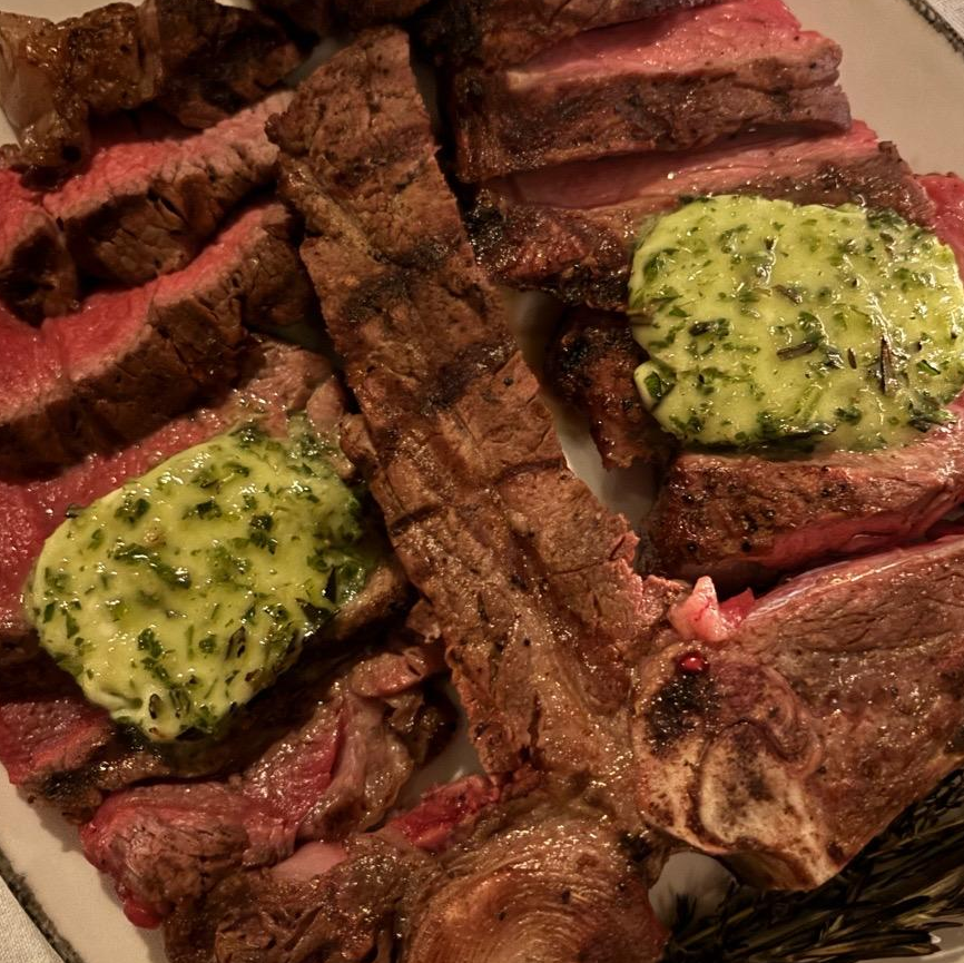 Photo of Porterhouse steak from Bogie's Place