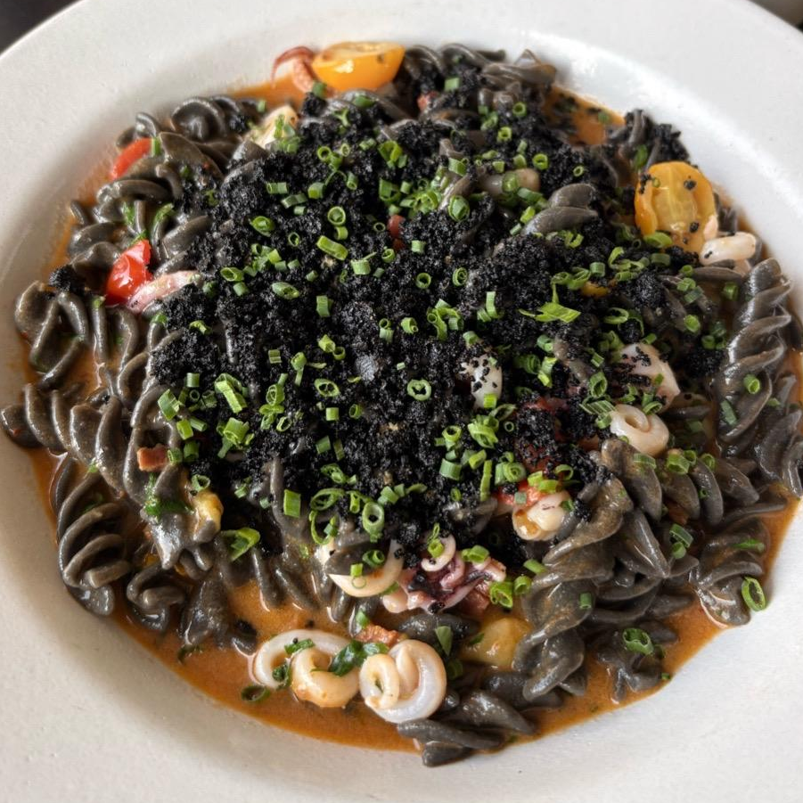 Photo of Squid ink fusilli from Chickadee