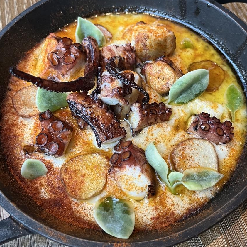 Photo of spanish octopus from Bazaar Meat by José Andrés