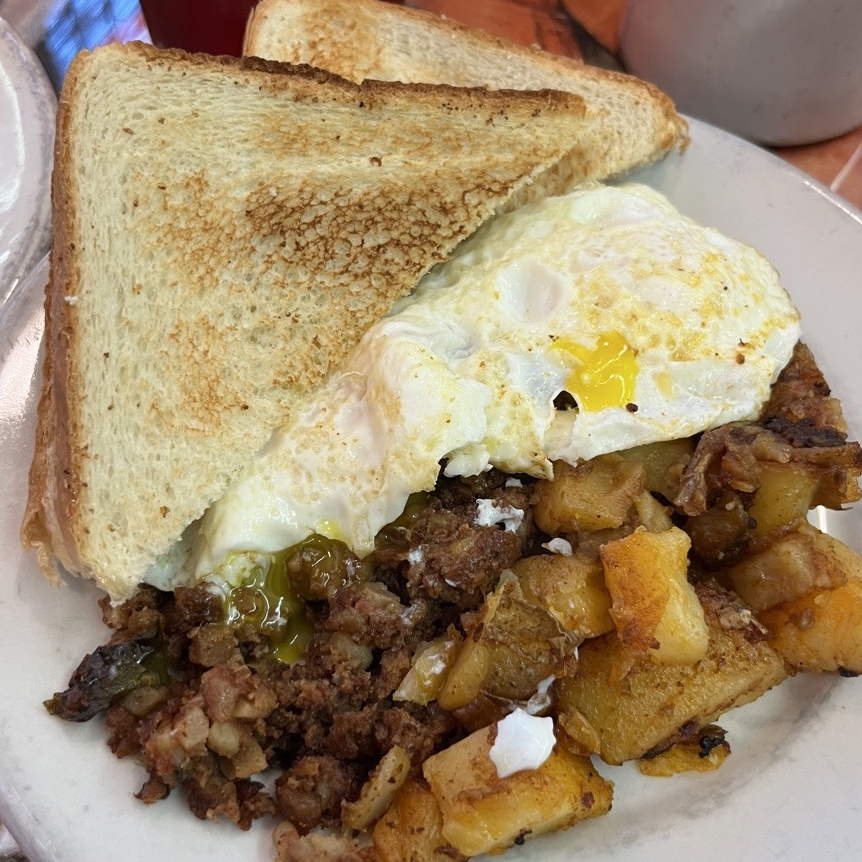 Photo of Corned Beef Hash breakfast from Galley Diner