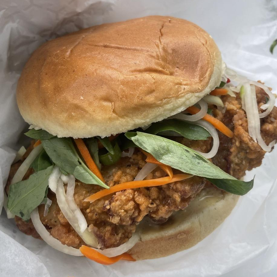 Photo of Cambodian chicken sando from Hermosa Restaurant