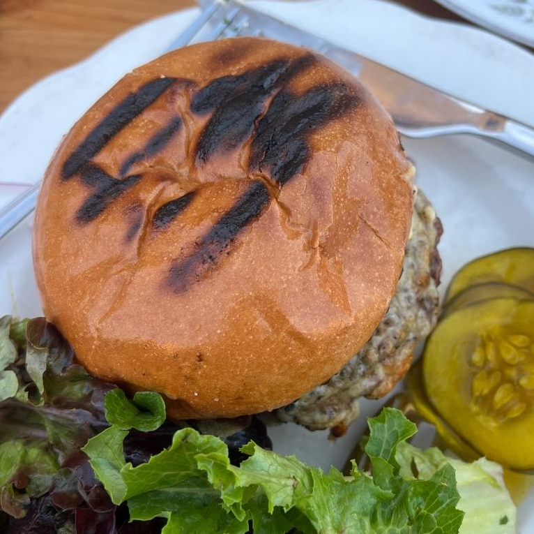 Photo of Burger and fries from Rootstock Wine & Beer Bar
