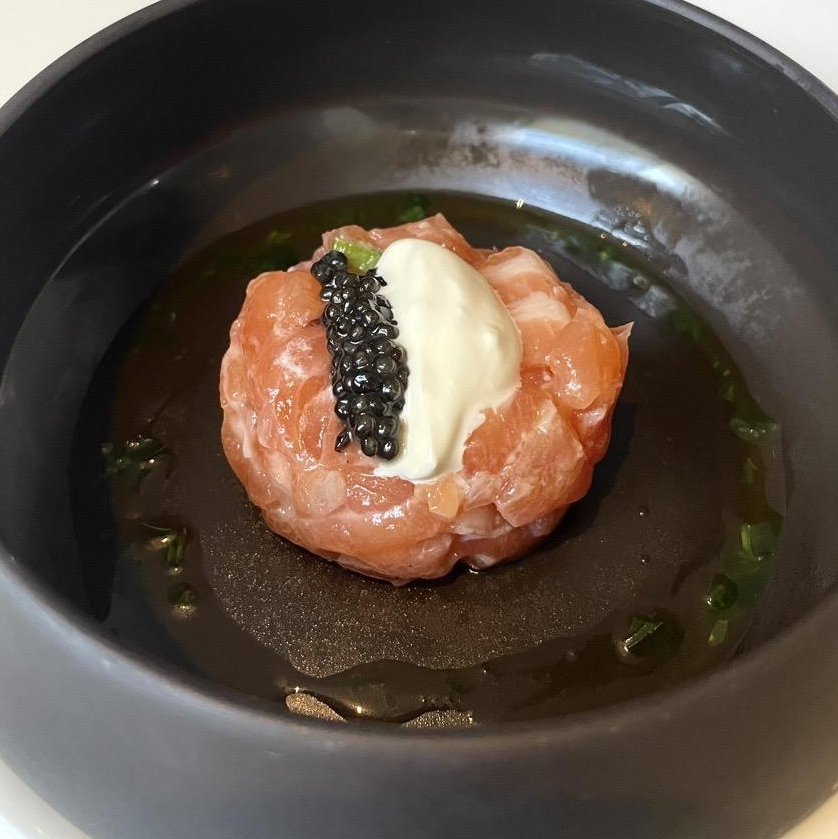 Photo of salmon tartare from Ostra