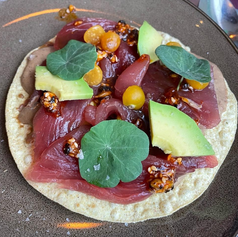 Photo of Tuna tostada from Mariscos San Pedro