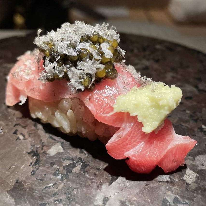 Photo of Otoro nigiri from The Omakase Room at Sushi-San
